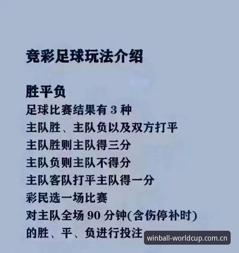 世界杯买球赢球策略使用技巧 7种世界杯买球赢球策略使用技巧,助你精准把握赛事脉搏
